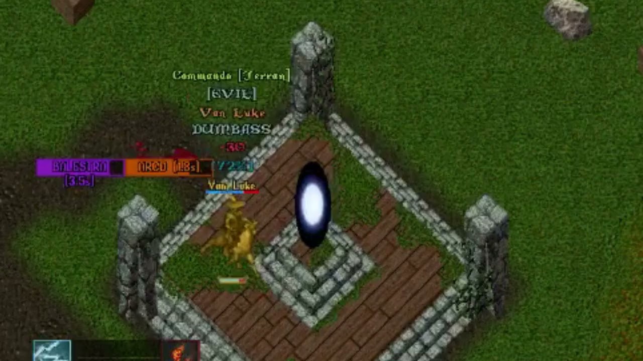 UO OUTLANDS  -  Some evil member should learn some manners!