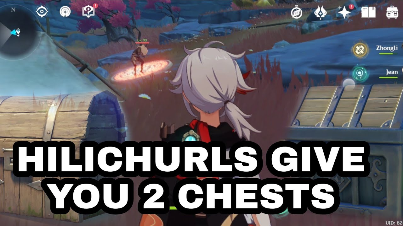 This dancing hilichurl leads you to 2 chests | Genshin Impact