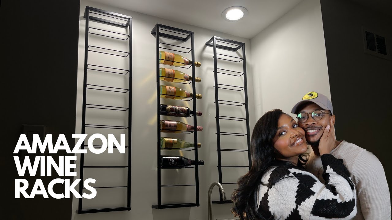 Amazon Wine Racks | How to mount AQAREA Wall Mounted Wine Rack