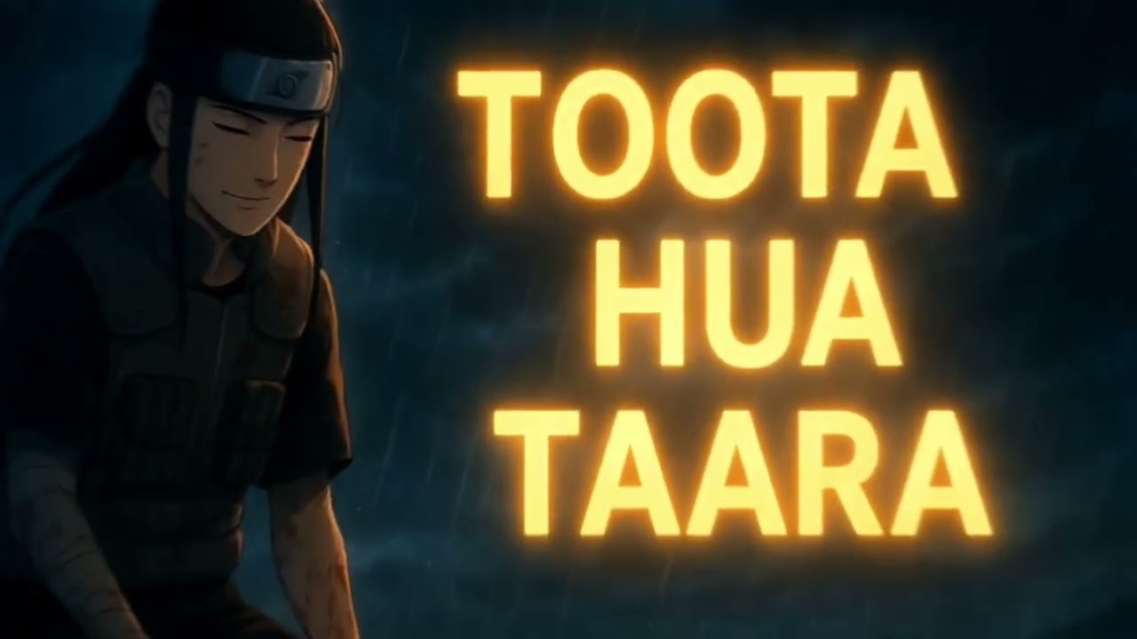 Neji Hyuga Song | Toota Hua Taara | Naruto Hindi Tribute (Slowed + Reverb)