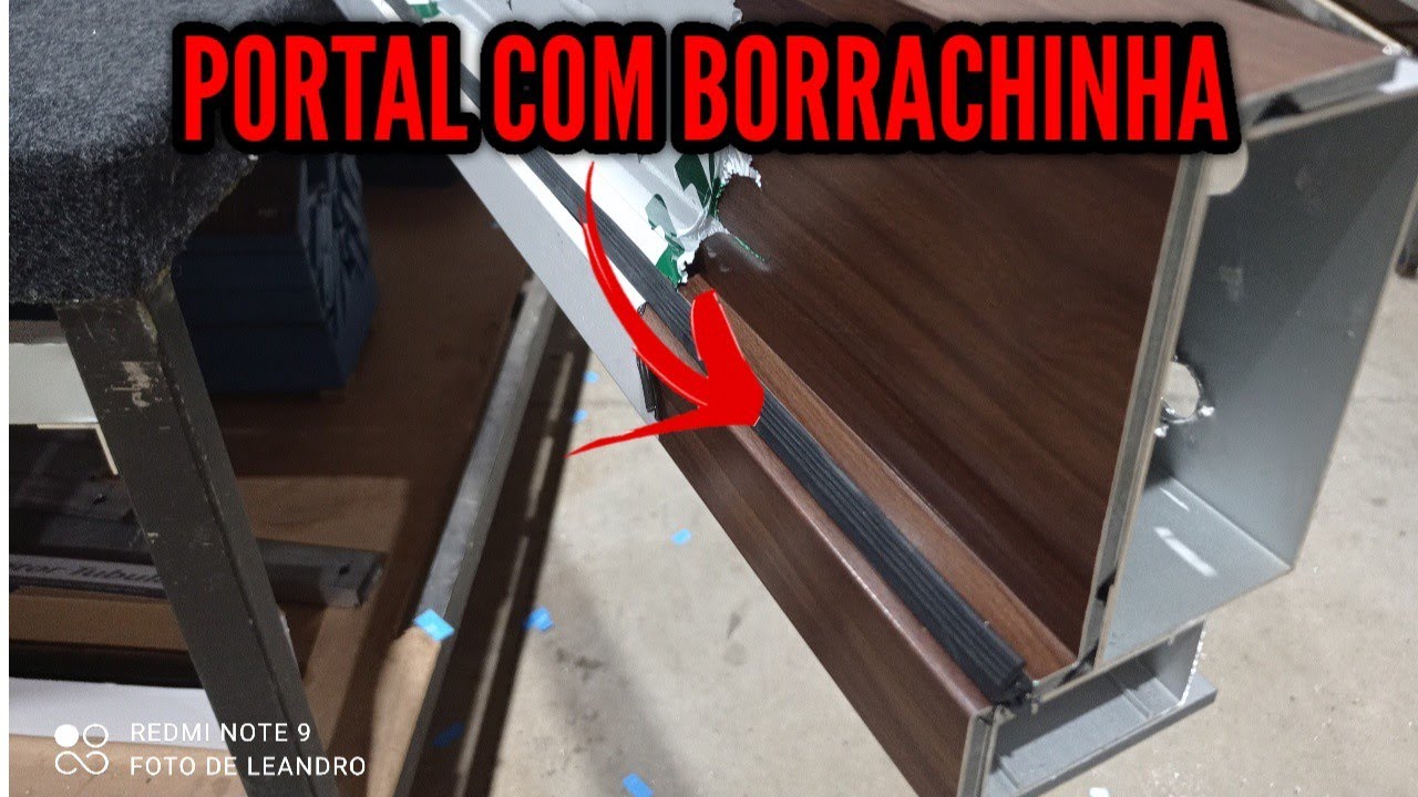 Portas de ACM parte 7 o final: Portal com vedação em borracha!