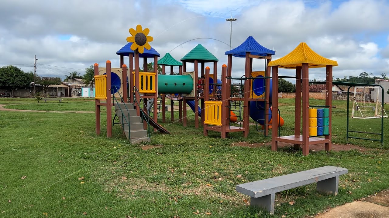 Alerta para as famílias: denúncias mostram o estado dos parques públicos em Juara