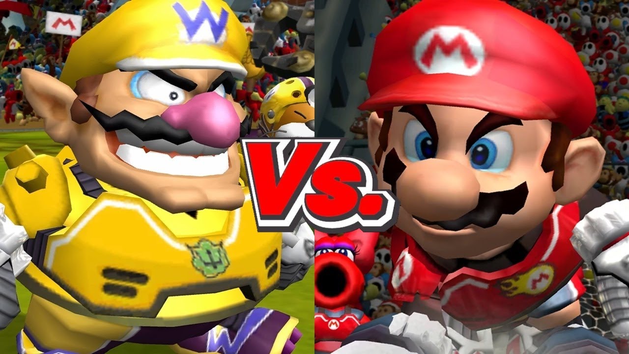 Mario Strikers Charged - Wario Vs. Mario