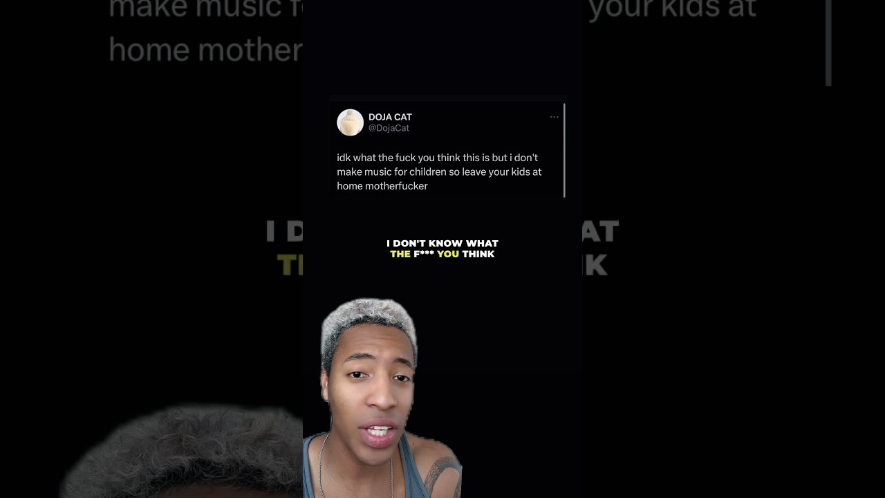 Doja Cat критикует родителей за то, что они взяли своих детей на ее концерт