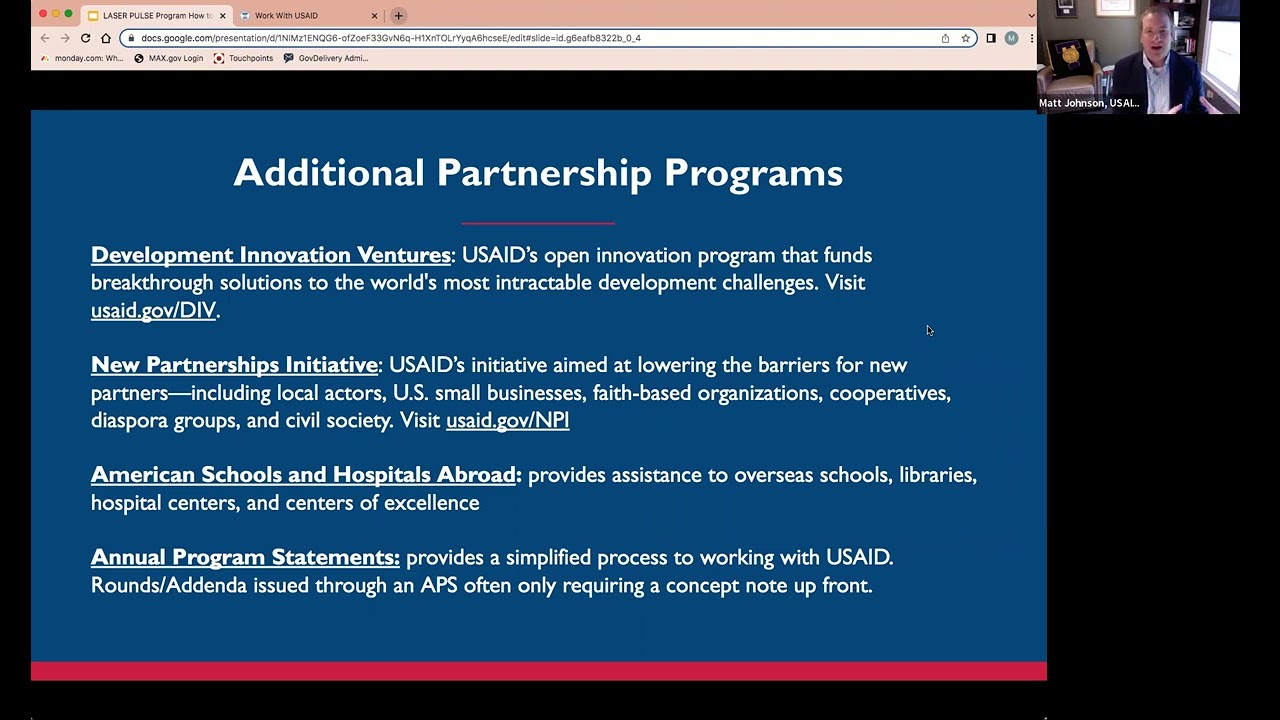LASER Focused - How to Apply for USAID Grants
