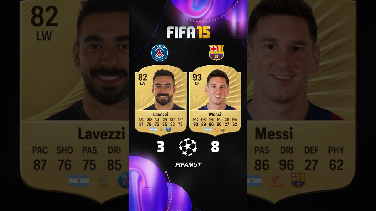 ПСЖ против БАРСЕЛОНА 2015 UCL в FC 26! #fc26 #фифа #cardfifa
