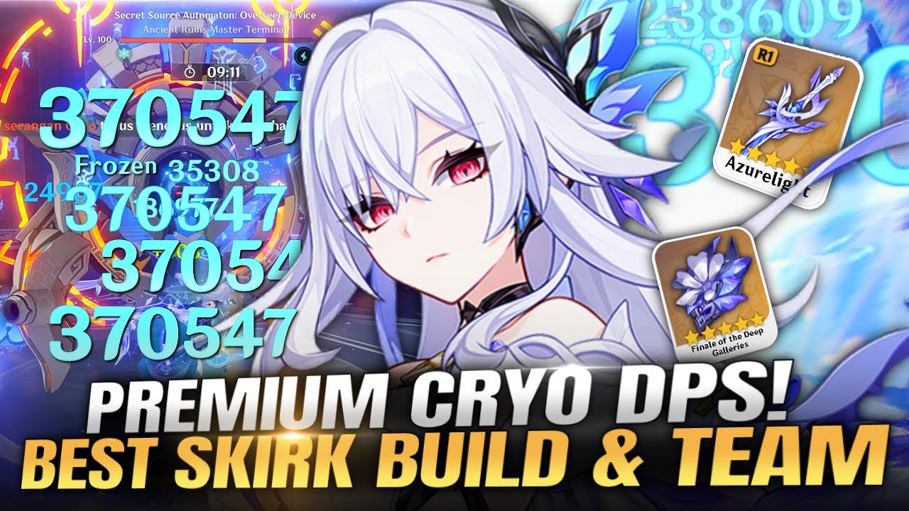 Deadly Cryo DPS! Best Skirk Build & Team! | Genshin Impact Indonesia