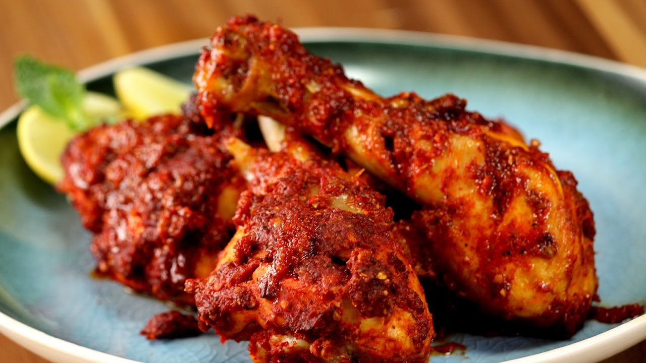 Spicy Grilled Chicken Drumsticks | Sanjeev Kapoor Khazana