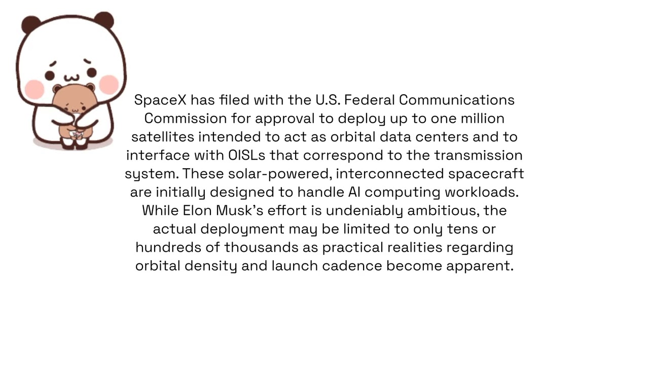 Navigating the Unparalleled Framework—SpaceX's Orbital AI Infrastructure