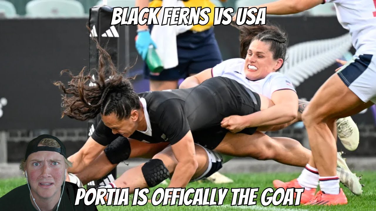 Embarrassing for US! Reaction to HIGHLIGHTS | Black Ferns v USA | 2025, Pacific Four
