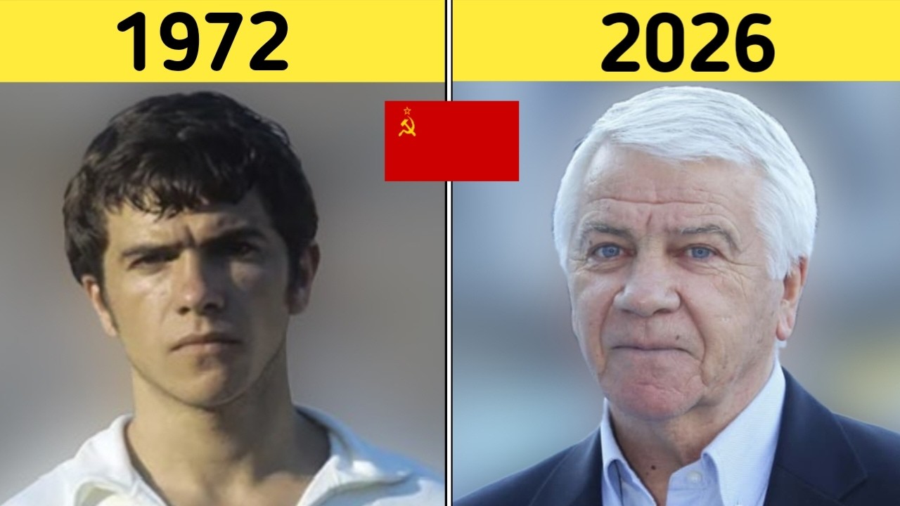 Soviet Union 🇷🇺 1972 Euro Squad – Then and Now (1972 vs 2026) | Football Legends 