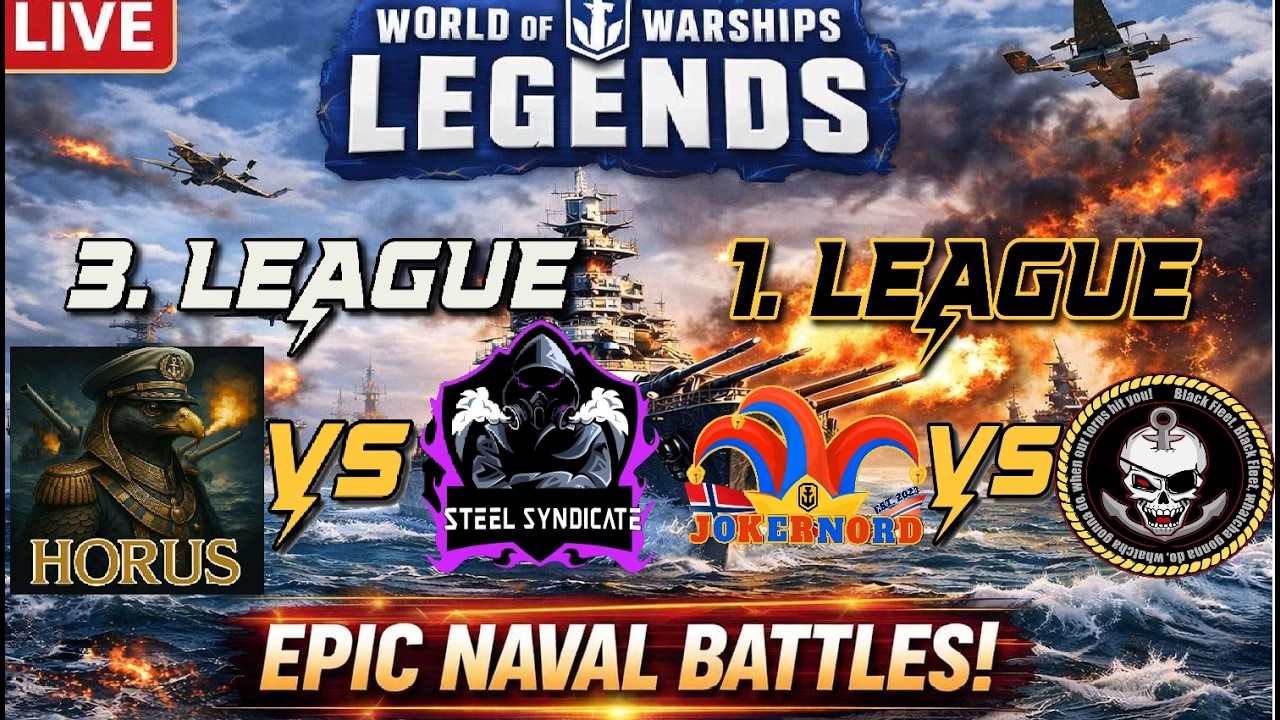 DL Religation 3. League Horus vs Steel Syndicate / Religation 1. League Joker Nord vs Black Fleet