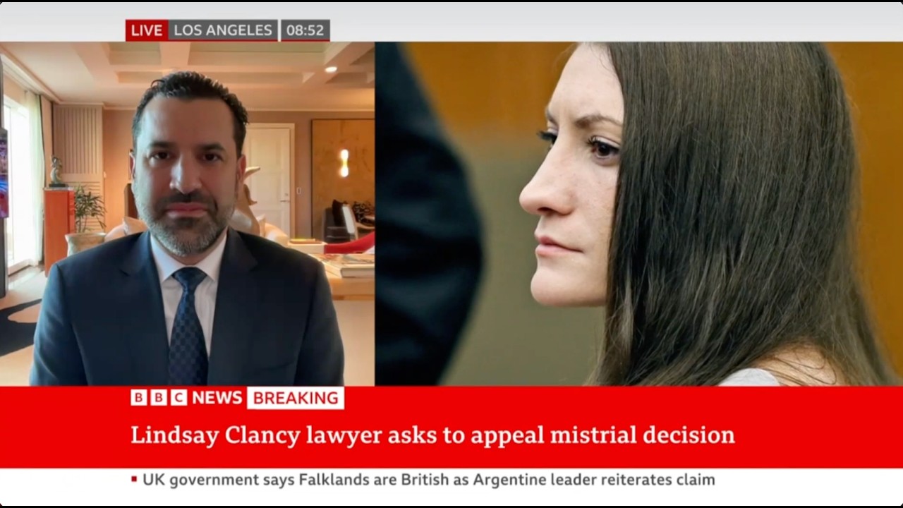 BBC News | Former federal prosecutor Neama Rahmani on 11-1 jury split in Lindsay Clancy trial