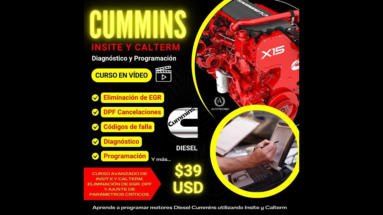 Curso Insite Calterm Cummins Eliminación EGR   DPF   HTAS Preview