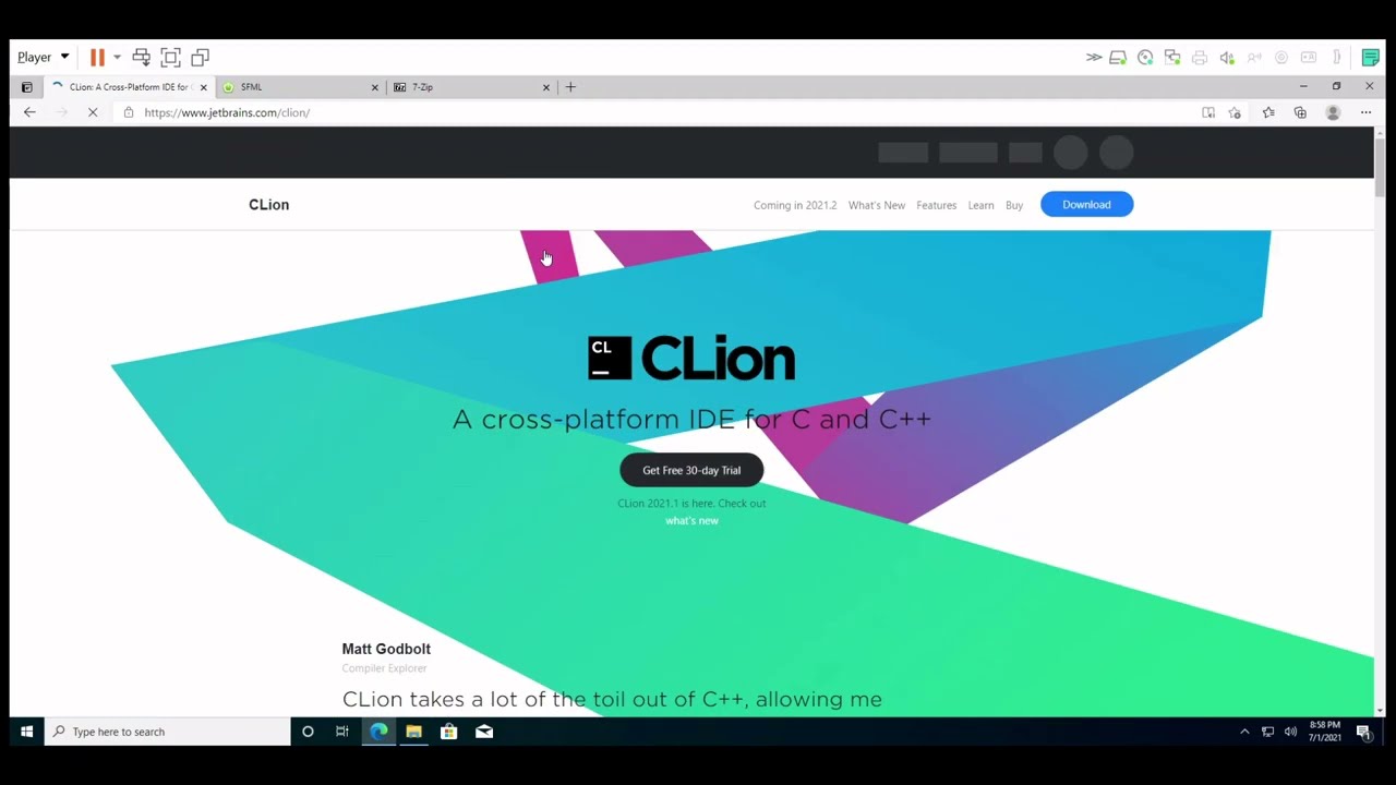 Clion on Windows with SFML