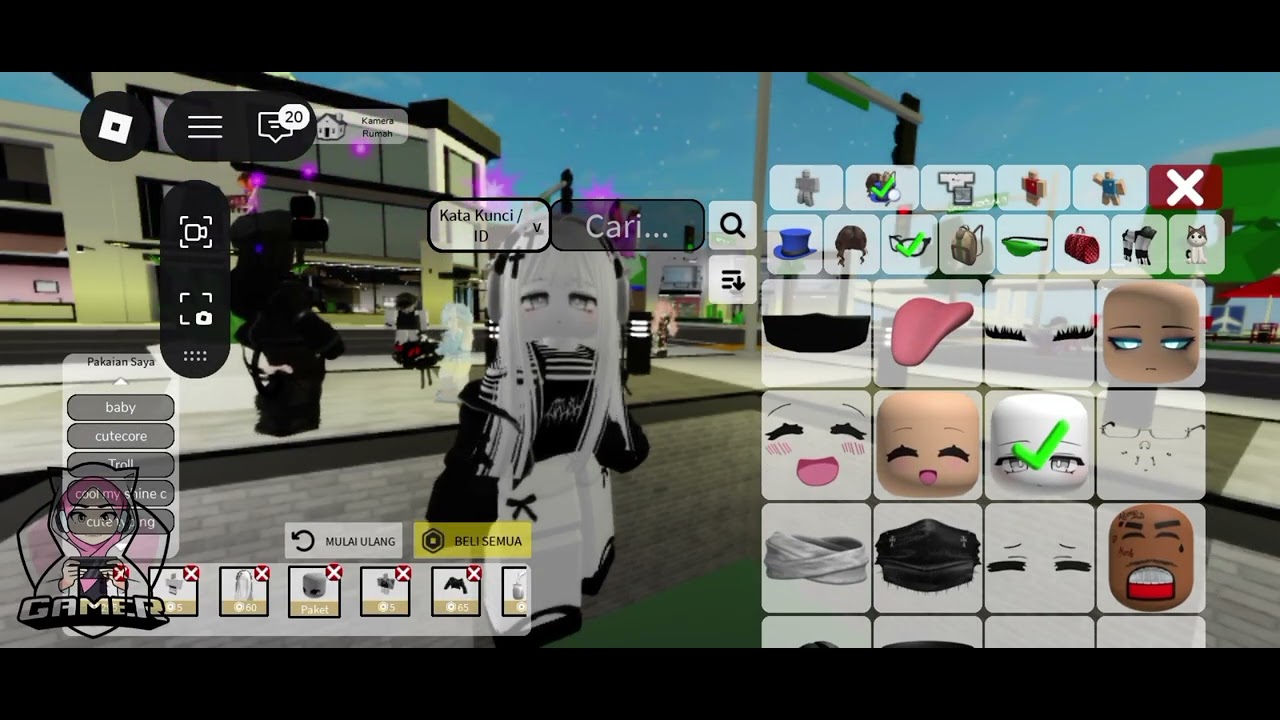 Aku mengganti avatar ku menjadi cool!! |Roblox Indonesia