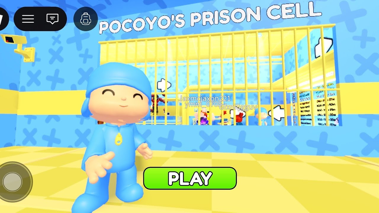 POCOYO'S PRISON RUN! (Obby) No Death Walkthrough 4K