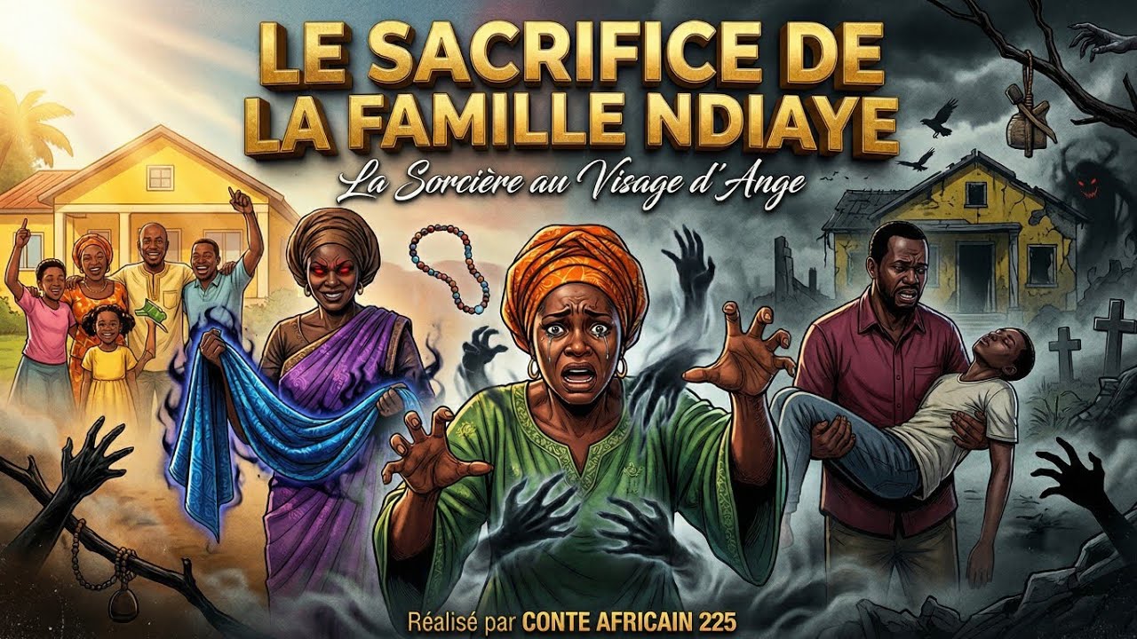 Le Sacrifice de la Famille Ndiaye : La Sorci&egrave;re au Visage d&rsquo;Ange #histoireafricaine 