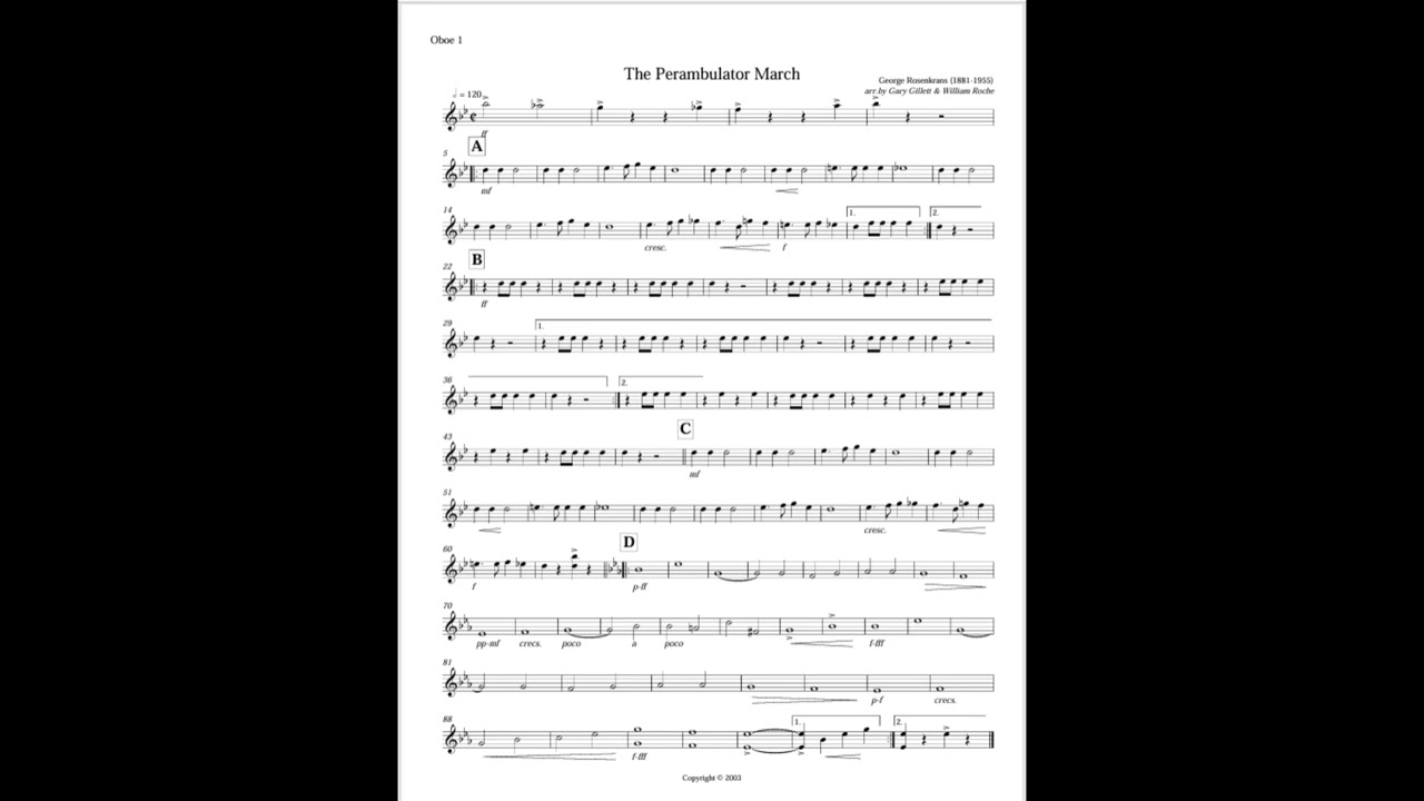 PERAMBULATOR - OBOE