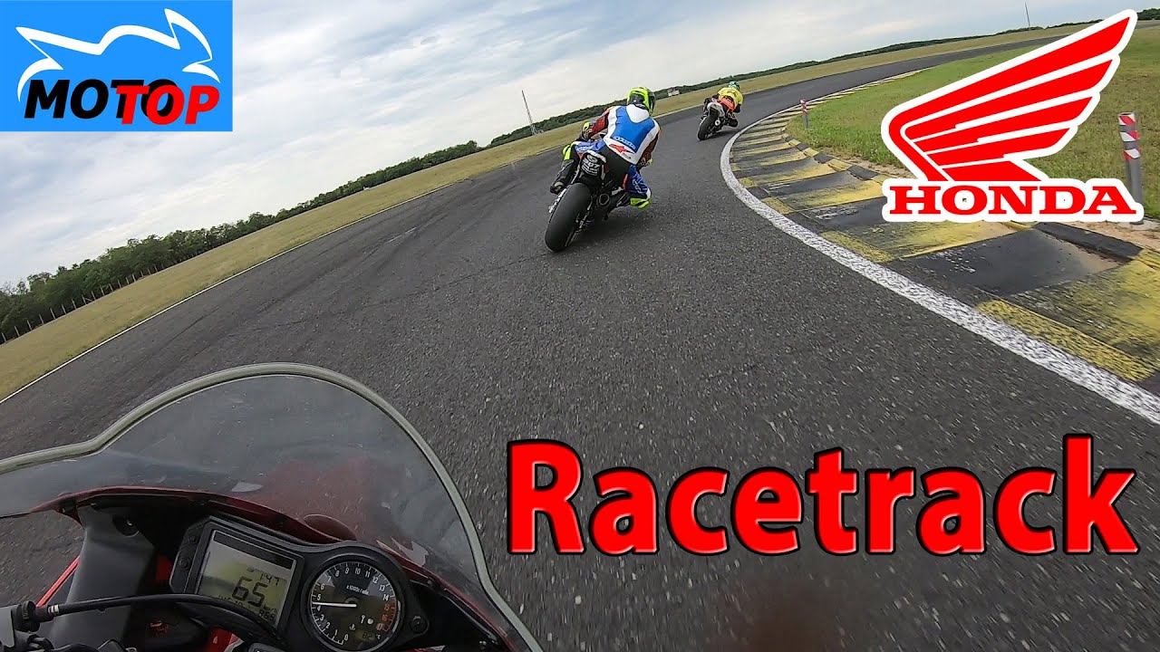 PANNONIA-RING - Honda CBR600F - First time on racetrack