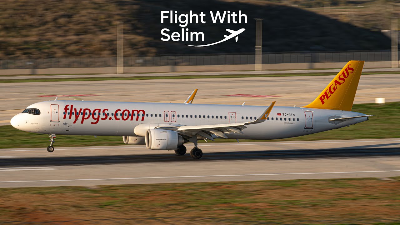 Istanbul Sabiha Gökçen Airport Spotting Pegasus Ve Ajet Uçaklarının Nefes Kesen Yakın İnişleri #4k