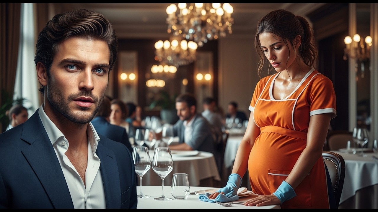 CEO VEDE LA SUA EX MOGLIE INCINTA LAVORARE COME CAMERIERA, CIÒ CHE FA DOPO LASCIA TUTTI SENZA PAROLE