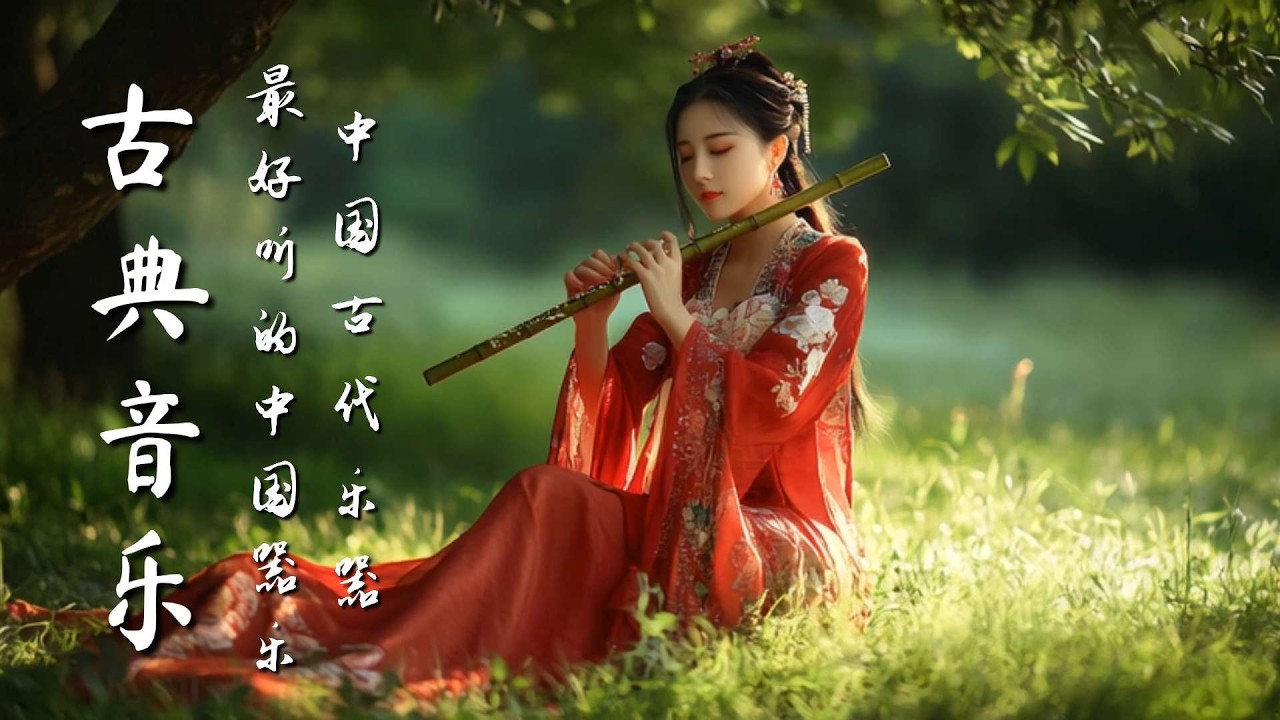 平靜的中國古典音樂：古筝、琵琶、竹笛和二胡 Calm Chinese Classical Music : Guzheng,Pipa,Bamboo Flute & Erhu #guzhengsound