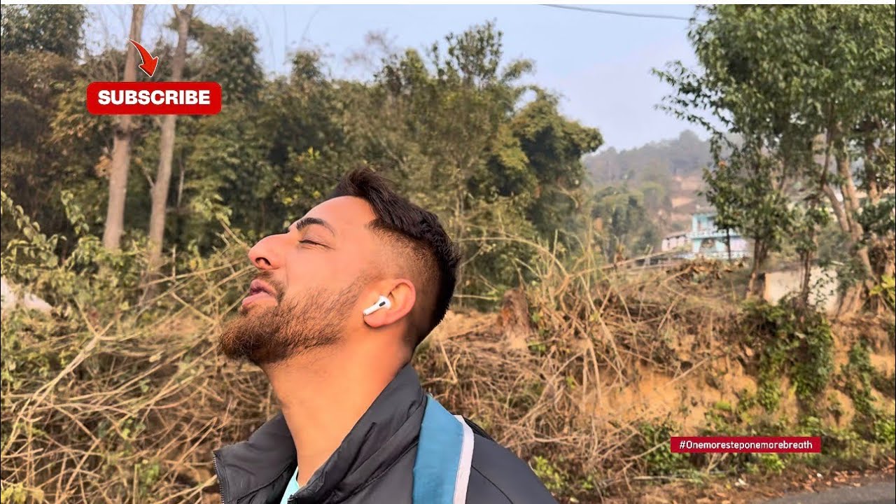 Enjoying the moment while running hits different vibes. 🙏 #onemoresteponemorebreath #motivation 