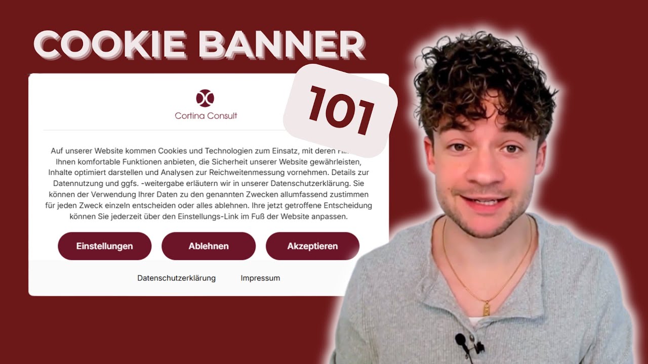 Cookie Banner - wie sie richtig (und datenschutzkonform!) gestaltet werden