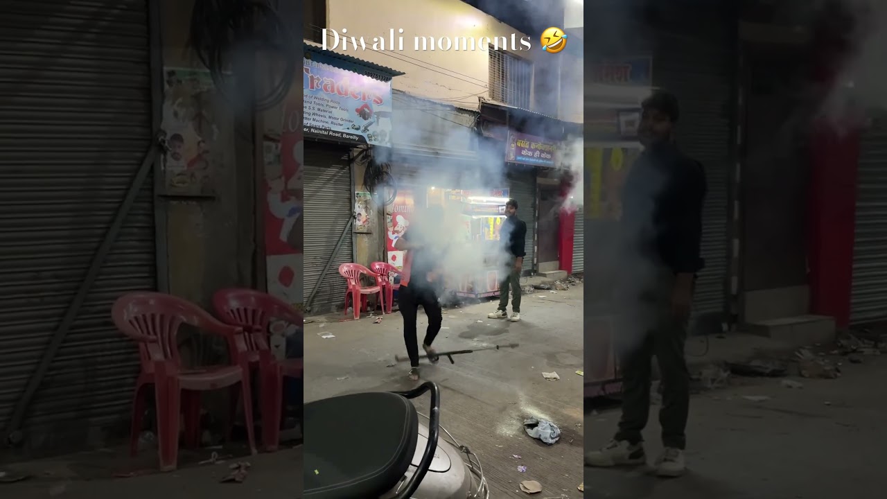 Diwali funny moments #diwali #reels #trending #sound #viralvideo #youtubeshorts #like #bomb #funny