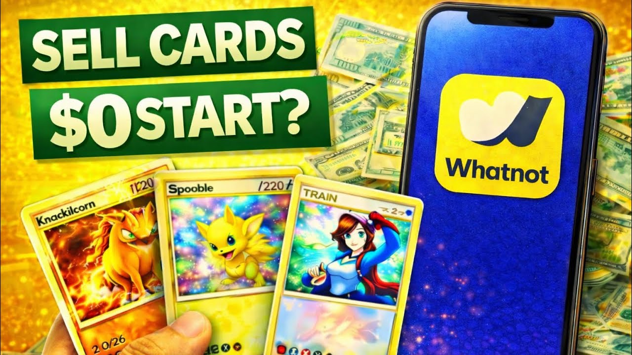 Начните продавать карточки Pokémon на Whatnot с 0 долларов (руководство для начинающих)