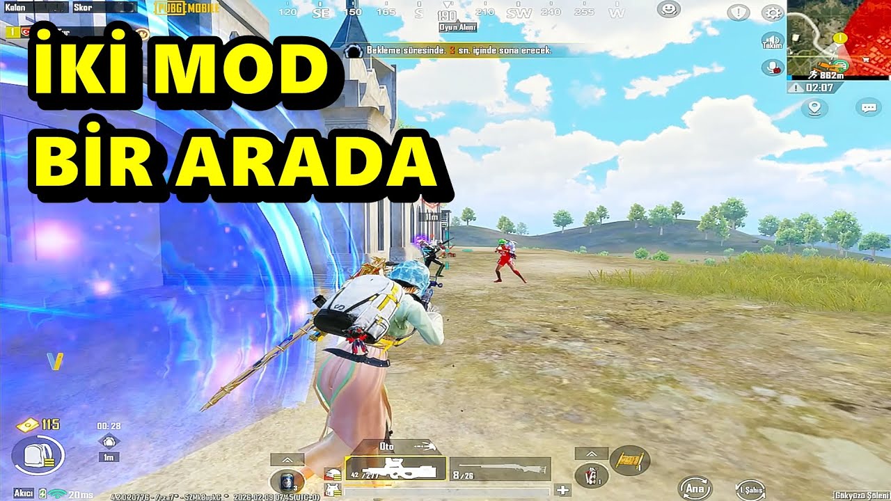 İKİ MOD BİR ARADA HARİKA MAÇ ! BATUR GAME SOLO SQUAD PUBG MOBİLE
