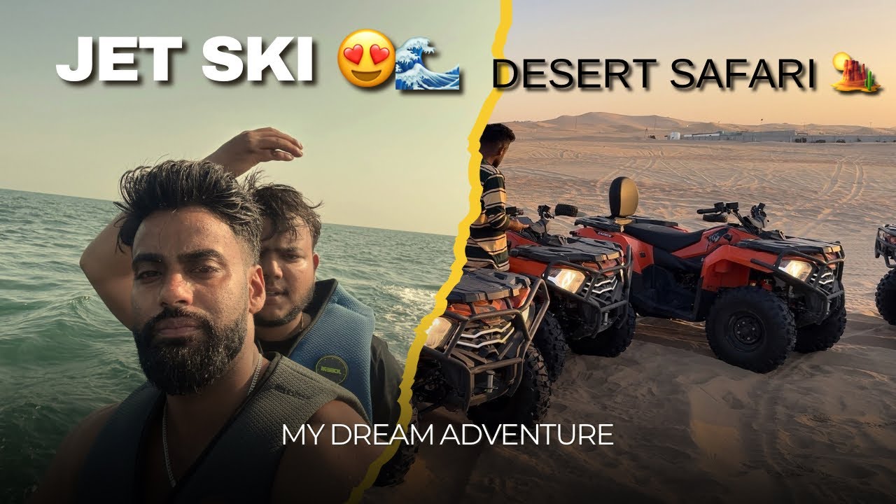 Dubai Me Jet Ski 😍🌊 | Desert Safari 🏜️🔥 | Full Adventure Vlog