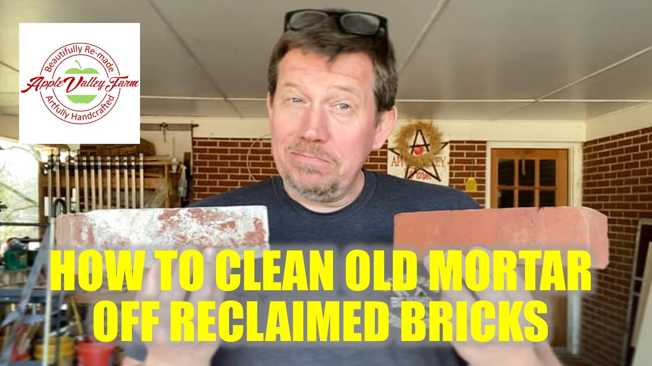 How Clean Old Mortar Off Reclaimed Bricks With Muriatic Acid