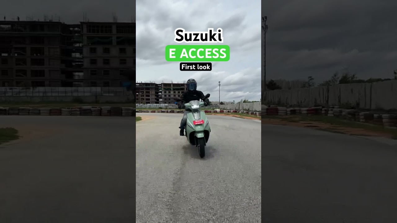 Suzuki E Access first ride on Gokarting track ! Ev cornering test !