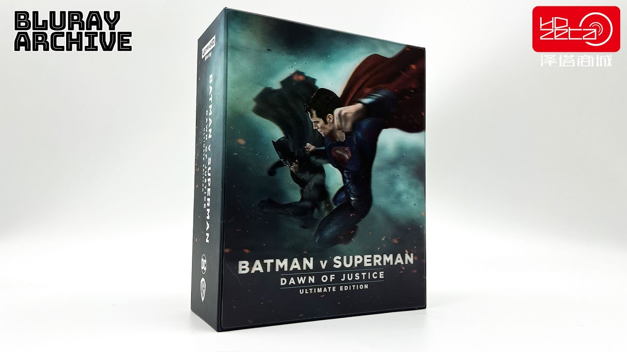 [4K, 60fps] Batman vs Superman - Imax Version Steelbook Oneclick Box (HDZeta Gold Label)