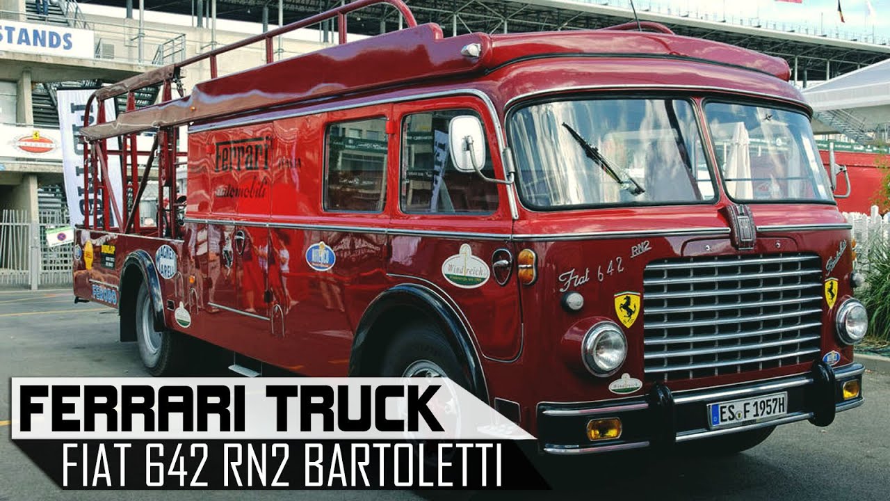 FIAT 642 RN2 BARTOLETTI FERRARI TRANSPORTER - Jacky Ickx watching F1 cars loaded on truck - SCC TV