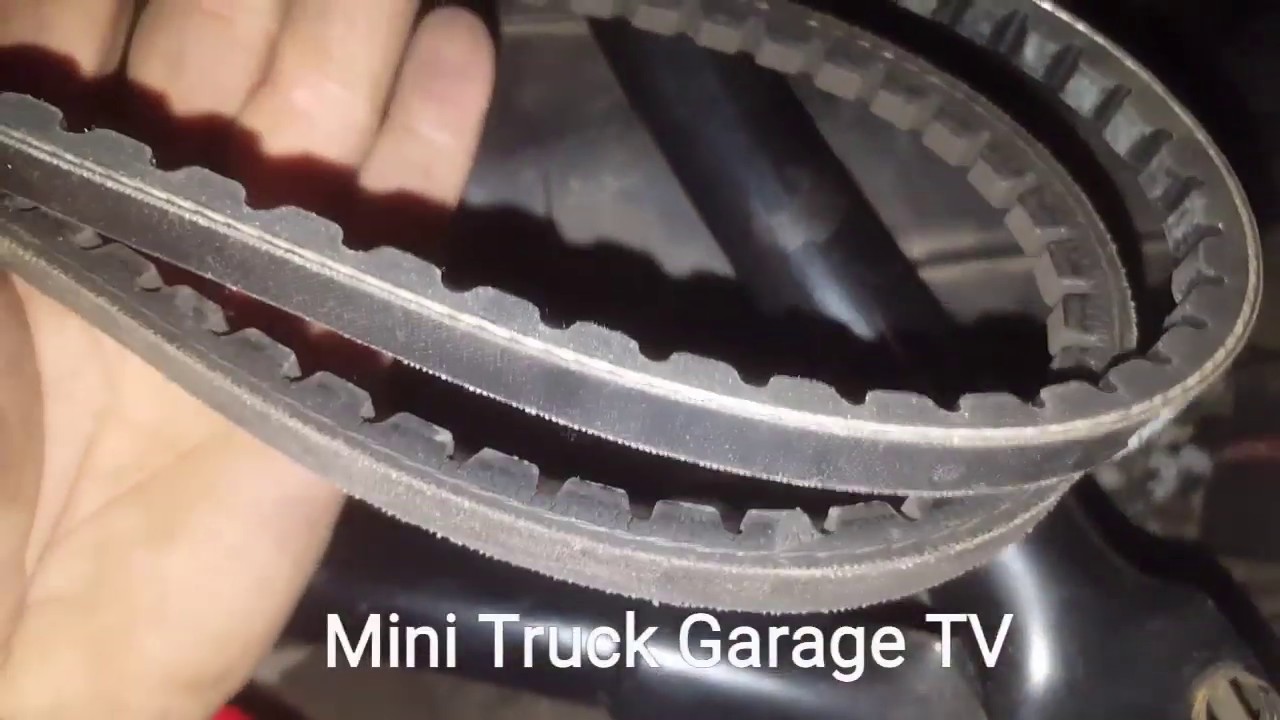 Noisy Belt Changed on My Daihatsu Hijet Piaggio Porter 1.3