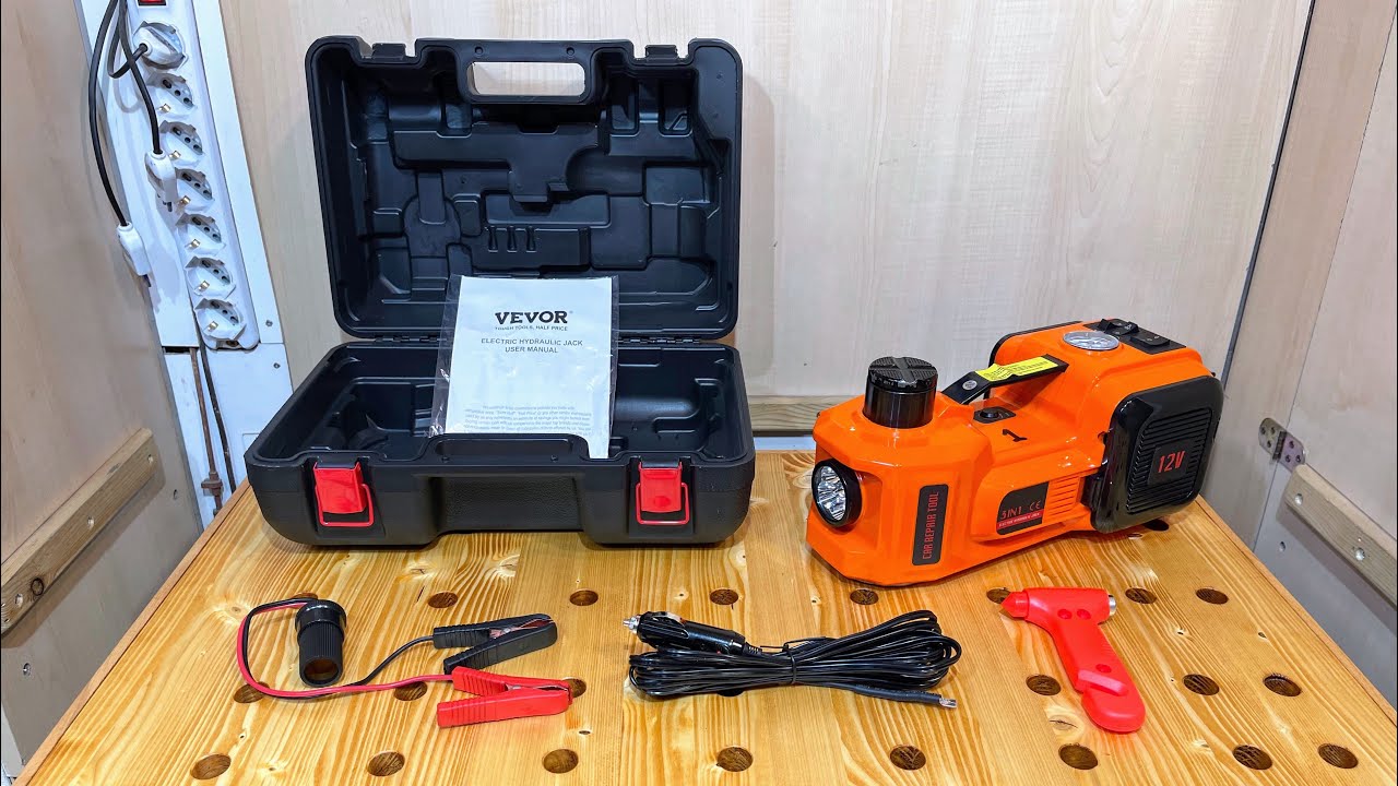 Smonto il cric VEVOR piccolo test . I dismantle the VEVOR jack, small test .