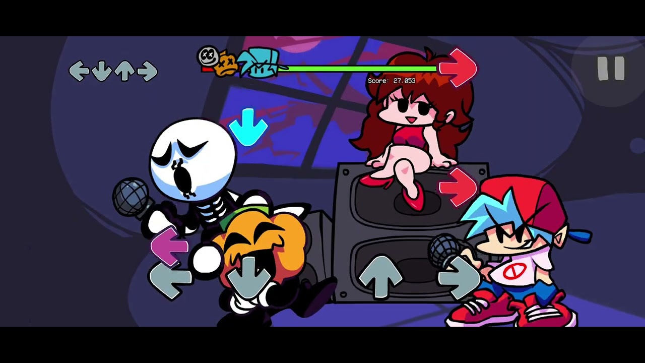Gameplay de FNF ( Friday Night Funk) 