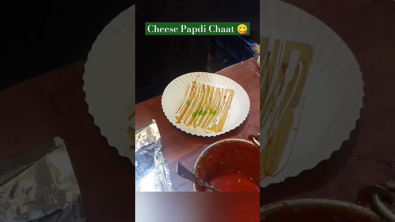Cheese Papdi Chaat 😋 #shorts #foodvlog #foodshorts