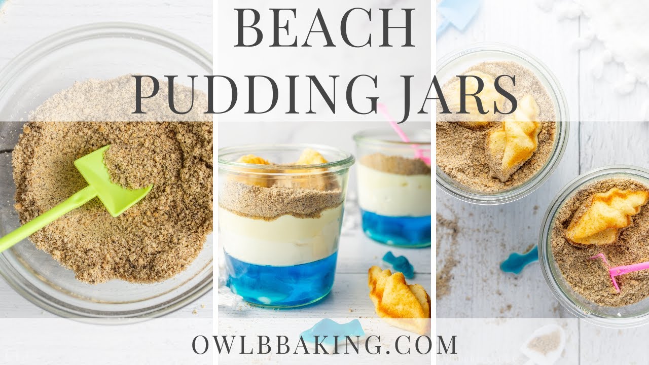 Beach Pudding Jars