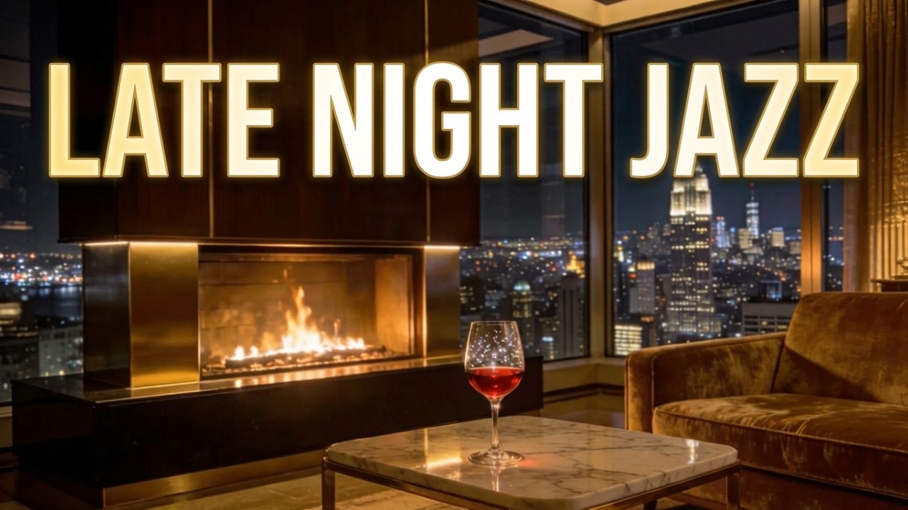 Rooftop Jazz Bar Ambience — Smooth Jazz for Relaxing, Working & Night Drive | ØNEJAZZ