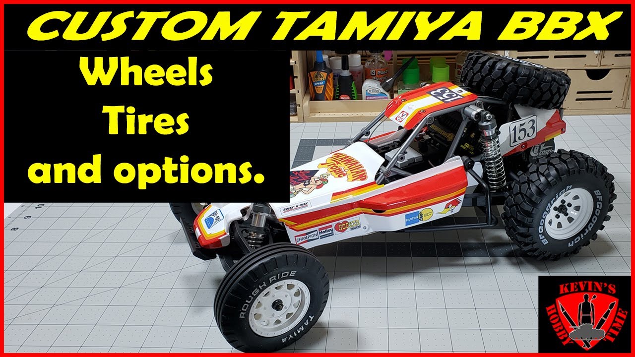Tamiya BBX Custom RC Buggy Final Part. Wheels and Tires options