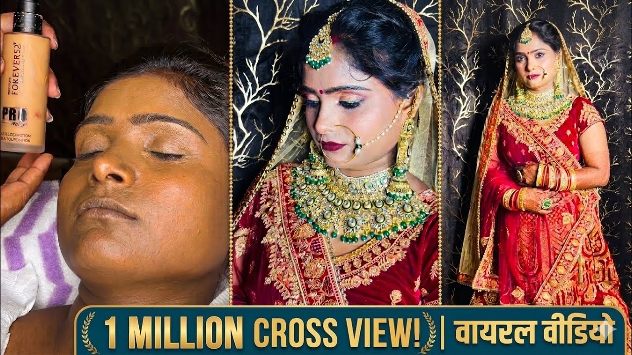 Flawless Dusky Bridal Makeup Tutorial | Forever52 Full Face | Long-Lasting Indian Wedding Look