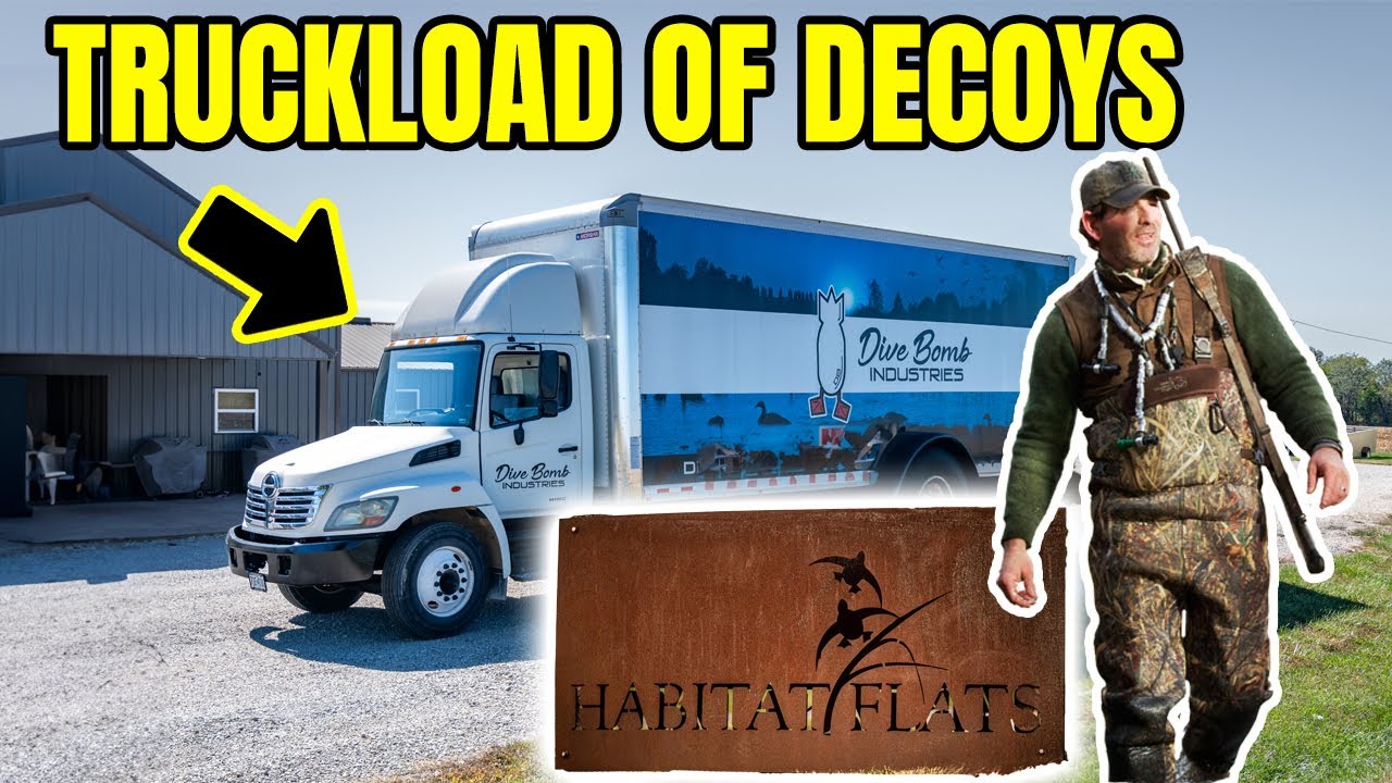 TONY VANDEMORE GIVES TOUR OF HABITAT FLATS!! (MASSIVE DECOY DROPOFF)
