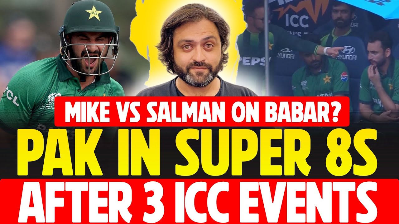 Pakistan in Super 8 after 3 ICC Events | Mike Hesson vs Salman over Babar Azam? Pakistan vs Namibia