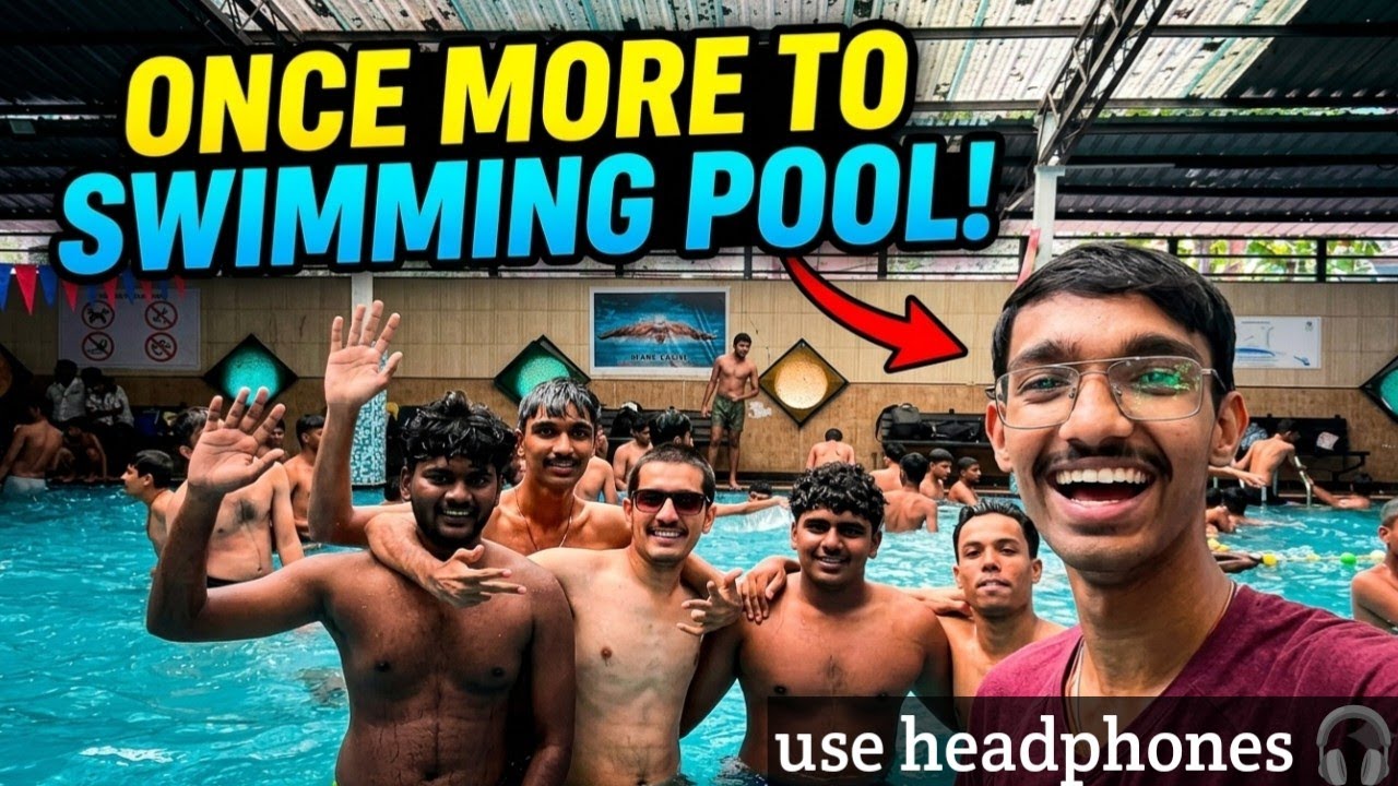 Friend ne jabardasti swimming 🏊‍♀️ pool ko laya😅