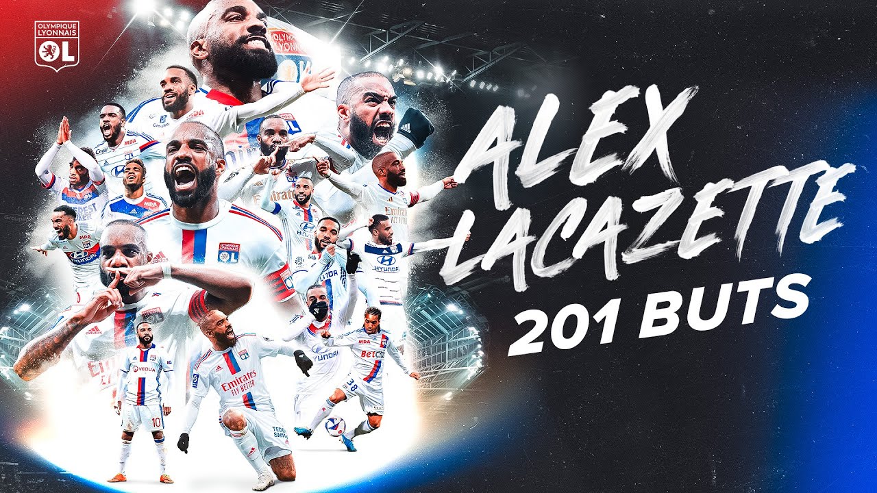 L'intégrale des 201 buts d'Alexandre Lacazette sous le maillot l'OL
