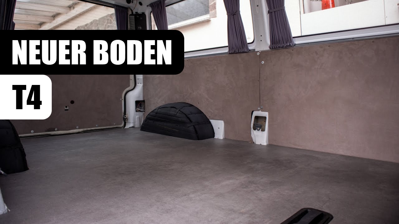 Bodenplatte für den Camper!!